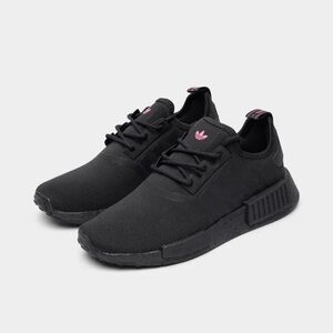 ADIDAS ORIGINALS WOMENS NMD_R1 PRIMEBLUE CORE BLACK / CORE BLACK - SOLAR PINK